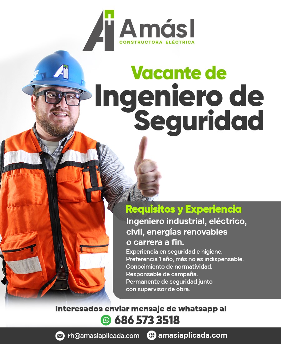 Vacante de Ingeniero de Seguridad en Tijuana